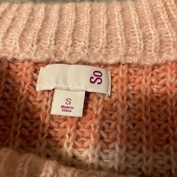 SO Juniors' Autumnal Crewneck Sweater Size Small - Picture 3 of 10